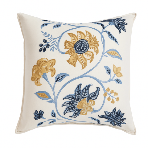Kinsley Floral Square Throw Pillow
